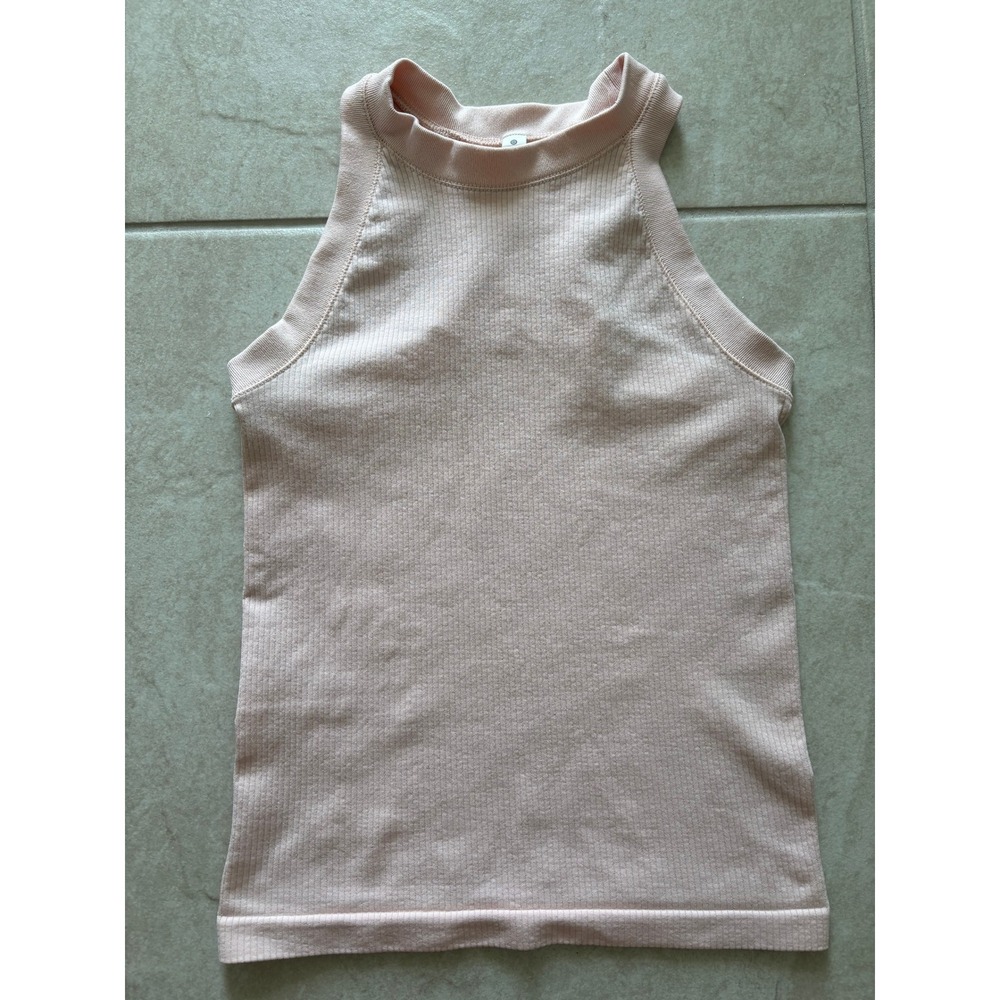 Athleta‎ Renew Tank Top Womens XXS Pink Cropped Gym Athletic Workout Sporty - Picture 3 of 7